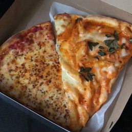 Cheese slice, penne vodka slice Cheese slice, penne vodka slice
