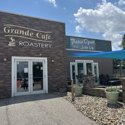 Grande Cafe & Roastery - Outside view and patio