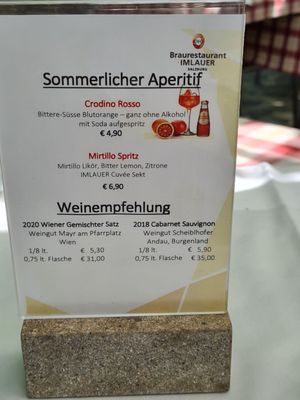 Menu photo 2 Braurestaurant Imlauer Salzburg, 5 Menu photo 2 Braurestaurant Imlauer Salzburg, 5