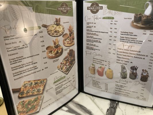 Menu photo 2 Tsokolateria Greenbelt 5 Makati, NCR