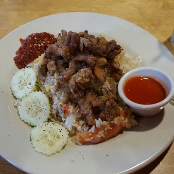 Andaman Thai Restaurant - "Dinner Select" Thai Fried Rice with Garlic Peppered Pork. SO GOOD!!!! - Thai Near Me - Denton, Texas Andaman Thai Restaurant - "Dinner Select" Thai Fried Rice with Garlic Peppered Pork. SO GOOD!!!! - Thai Near Me - Denton, Texas