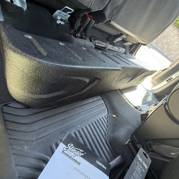 Sun N Sound - Audio Control Dual 10" underseat enclosure in a 2024 GMC Sierra - Car Stereo Installation Near Me - Vista, California Sun N Sound - Audio Control Dual 10" underseat enclosure in a 2024 GMC Sierra - Car Stereo Installation Near Me - Vista, California