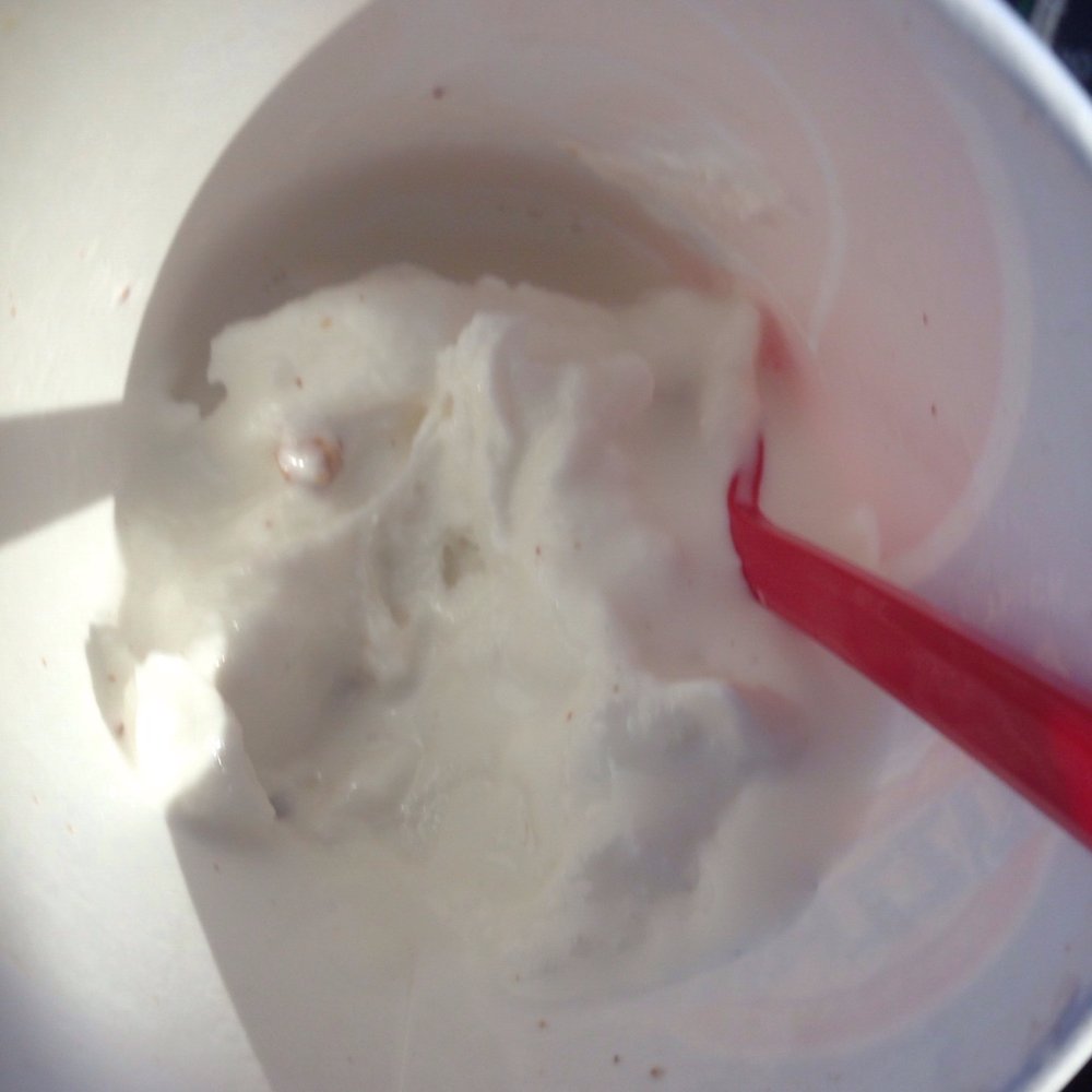 Half ass Snicker Blizzard from Dairy Queen in Raymondville, Tx. #WheresTheSnickers #NotHappy