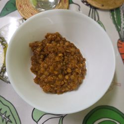 Side of lentils