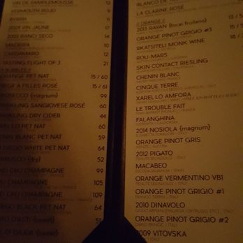 Tabula Rasa Bar - Wine list - Wine Bars Near Me - Los Angeles, California Tabula Rasa Bar - Wine list - Wine Bars Near Me - Los Angeles, California