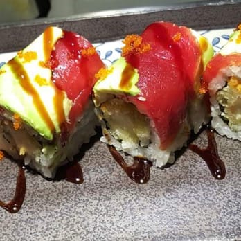 Sweet Mandarin - Dragon Roll! Reminded me a little of my hometown. - Sushi Bars Near Me - Glen Cove, New York Sweet Mandarin - Dragon Roll! Reminded me a little of my hometown. - Sushi Bars Near Me - Glen Cove, New York