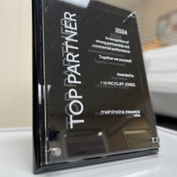 Cliff Jones Mahindra - Thank you for making us an award winning Mahindra dealer once again!