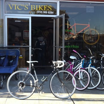 Vic's Bikes - My black and fuji sagres infront of vic's bike shop. - Bikes Near Me - San Leandro, California Vic's Bikes - My black and fuji sagres infront of vic's bike shop. - Bikes Near Me - San Leandro, California