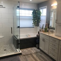 Master bathroom remodel.