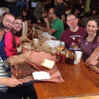 Franklin Barbecue - New friends we met in line - Barbeque Near Me - Austin, Texas