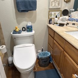 1 of 2 Kohler toilets installed