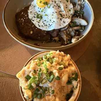 Almighty Bistro - Loco Moco with Mac salad - Gluten-Free Near Me - El Dorado Hills, California
