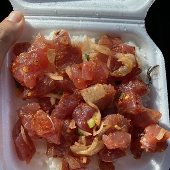 Ono Seafood - #3 Hawaiian Style Ahi regular poke bowl - Seafood Near Me - Honolulu, Hawaii Ono Seafood - #3 Hawaiian Style Ahi regular poke bowl - Seafood Near Me - Honolulu, Hawaii