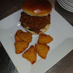 Chili Burger and Mac n Cheese Bites