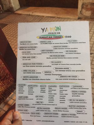 Menu photo 4 Ya Mon Buenos Aires, C