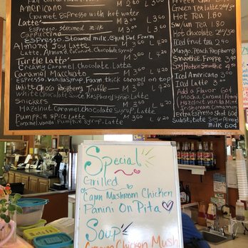 The Perfect Cup - the menu of a coffee shop - Sandwiches Near Me - Dalton, Georgia