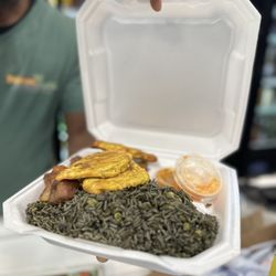 Tropical Island - Griot plate with rice
