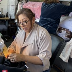 Le French Cleaners & Tailors - Luisa one of our expert tailors