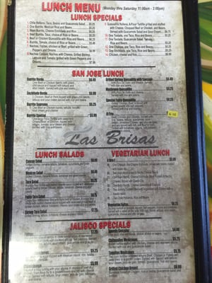 Menu photo 1 Las Brisas Mexican Restaurant Malden, MO Menu photo 1 Las Brisas Mexican Restaurant Malden, MO