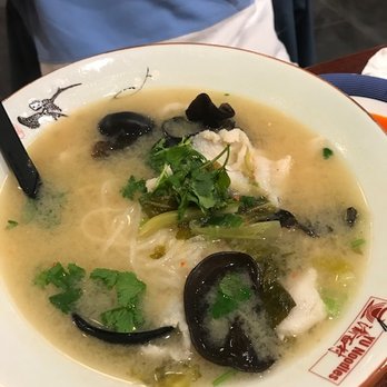 Yu Noodles - Flounder and Pickled Cabbage Noodle Soup - Chinese Near Me - Fairfax, Virginia Yu Noodles - Flounder and Pickled Cabbage Noodle Soup - Chinese Near Me - Fairfax, Virginia