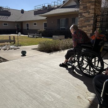 Bristol Park at Eagle Mountain Assisted Living & Memory Care - Loving the bowling activity and sunshine. - Assisted Living Facilities Near Me - Fort Worth, Texas Bristol Park at Eagle Mountain Assisted Living & Memory Care - Loving the bowling activity and sunshine. - Assisted Living Facilities Near Me - Fort Worth, Texas