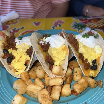 The Flying Biscuit Cafe - 3 Amigos Breakfast Tacos - New American Near Me - Gainesville, Florida The Flying Biscuit Cafe - 3 Amigos Breakfast Tacos - New American Near Me - Gainesville, Florida