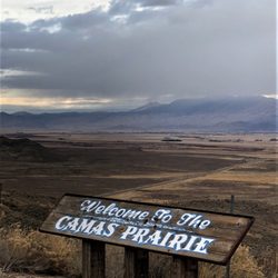 Camas County Senior Citizen Center - The Camas Prairie: a nice drive on the way to the Camas County Senior Center in Fairfield, Idaho.