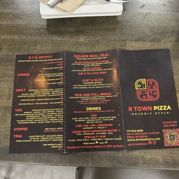 R Town Pizza - Menu as of October 2024 - Pizza Near Me - Reno, Nevada R Town Pizza - Menu as of October 2024 - Pizza Near Me - Reno, Nevada