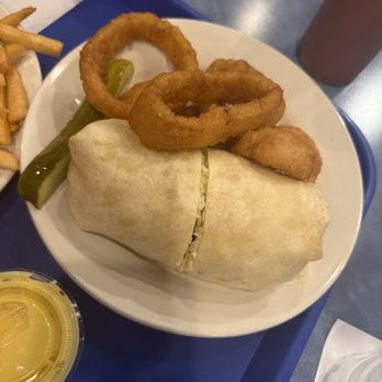 Never On Sunday - Chicken Bacon Ranch Wrap - Greek Near Me - Baltimore, Maryland