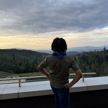 Montage Deer Valley - View from main terrace - Resorts Near Me - Park City, Utah