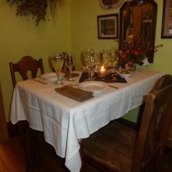 The Brick House Cafe - Dinner for 2 (or 4) in the Green room...our 'Friday Night Supper'