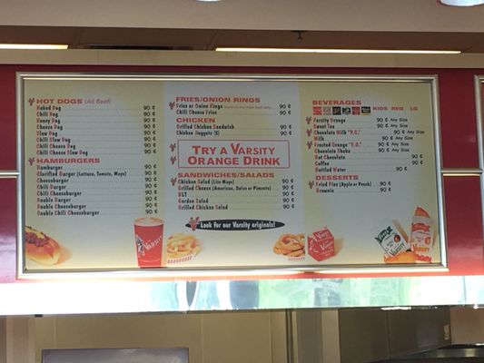 Menu photo 2 The Varsity Kennesaw, GA