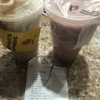 McDonald's - Does this look like the drinks I ordered on the receipt? - Fast Food Near Me - Tomball, Texas McDonald's - Does this look like the drinks I ordered on the receipt? - Fast Food Near Me - Tomball, Texas