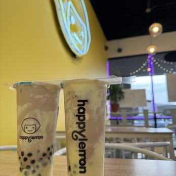 Happy Lemon - D5. Boba Milk Tea w/ Puff Cream - Juice Bars & Smoothies Near Me - Katy, Texas Happy Lemon - D5. Boba Milk Tea w/ Puff Cream - Juice Bars & Smoothies Near Me - Katy, Texas
