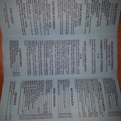 Mathis Field Cafe - Menu