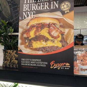 Burger By Day - The sign - Burgers Near Me - New York, New York Burger By Day - The sign - Burgers Near Me - New York, New York