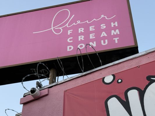 Flour Fresh Cream Donut by null