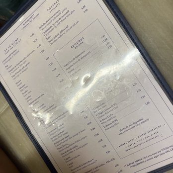 El Xampanyet - Menu - Tapas Bars Near Me - Barcelona, B El Xampanyet - Menu - Tapas Bars Near Me - Barcelona, B