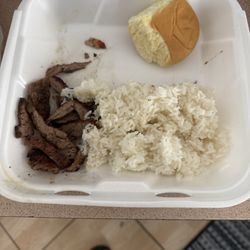Pollo Tropical - Thai was a churrasco portion Thank You I got on the drive thru, poor cold and nasty