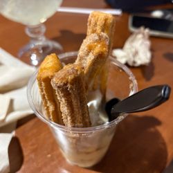 Butter Pecan with Churros