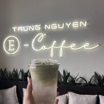 Trung Nguyen E-Coffee - Coconut water with matcha cloud - Coffee & Tea Near Me - Carrollton, Texas Trung Nguyen E-Coffee - Coconut water with matcha cloud - Coffee & Tea Near Me - Carrollton, Texas