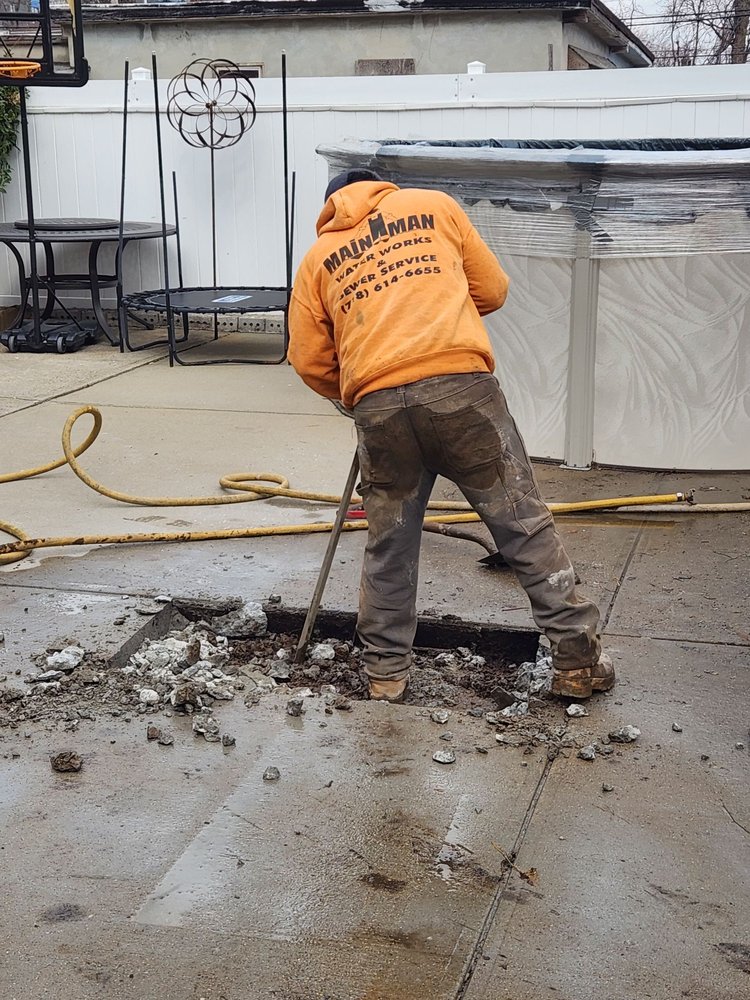 Slide of Main Man Water Main & Sewer Service