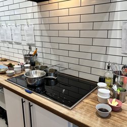 Our cooking station
