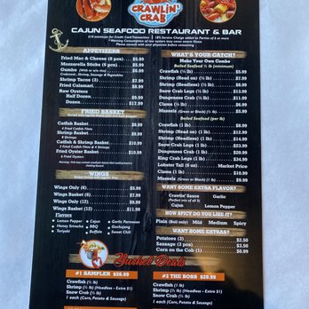 Crawlin’ Crab - Menu - Seafood Near Me - Fort Worth, Texas