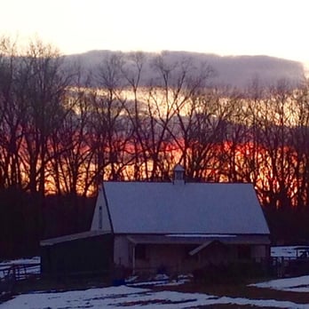 Shellbark Hollow Farm - A beautiful winter sunset on the farm. - Cheese Shops Near Me Shellbark Hollow Farm - A beautiful winter sunset on the farm. - Cheese Shops Near Me