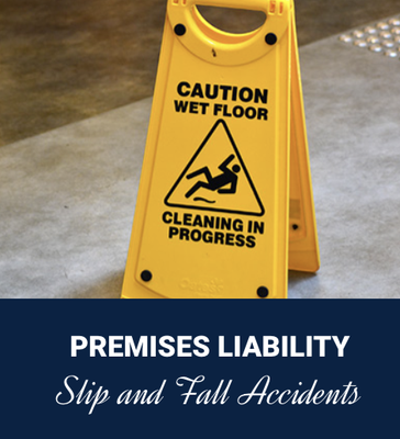 Slips, Falls, and Premise Liability - Property owners are legally responsible for your injuries if you slip, trip or fall because of a dangerous condition on their premises. However, actually holding businesses or landlords accountable is not so easy. You need to act quickly to preserve evidence and you need a lawyer who can take your case all the way to court if necessary.

The law firm of Miller & Jacobs has obtained many verdicts and settlements in slip-and-fall cases. Our personal injury attorneys know how to investigate to establish the negligence, and we know how to get full value for your serious or lasting injuries.

Compensation for a Serious Slip, Trip Or Fall. Time is critical to preserving evidence; Contact us day or night for a free consultation with one of our attorneys. We handle premises liability in Central Florida and South Florida, with offices in Orlando and Pompano Beach.