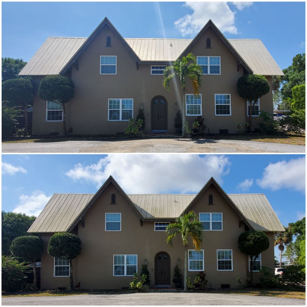 Slide of All American Roof Cleaning