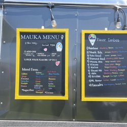 Mauka Hawaiian Shave Ice - Mmmmenu