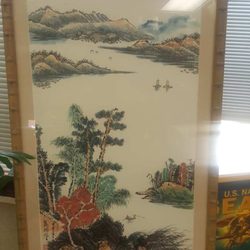 The Framing Studio - Found a bamboo frame to go with our asian art!