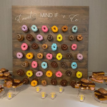 Donut House Bakery & Deli - I'd never heard of a donut wall for a wedding but because Donut House's donuts were so amazing, the donut wall was a huge hit! - Bakeries Near Me - Poplar Bluff, Missouri Donut House Bakery & Deli - I'd never heard of a donut wall for a wedding but because Donut House's donuts were so amazing, the donut wall was a huge hit! - Bakeries Near Me - Poplar Bluff, Missouri